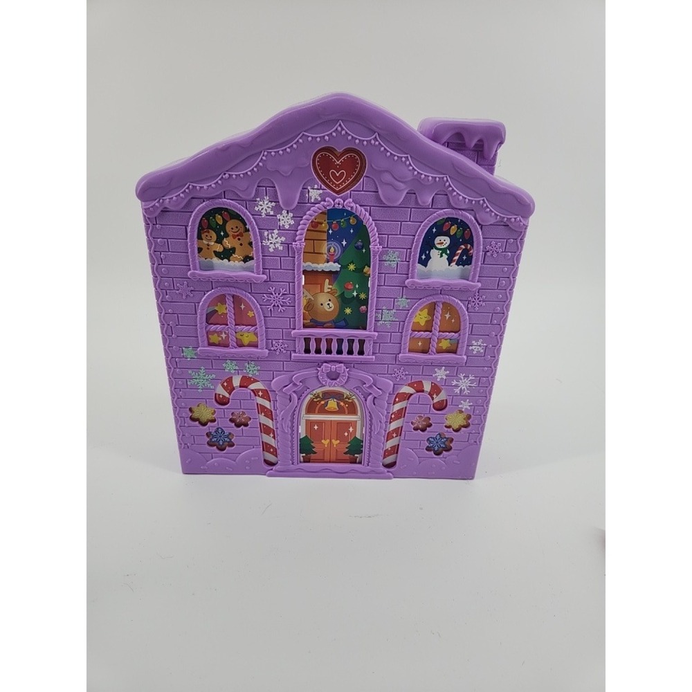 Polly Pocket Advent Calendar 2021 Winter Wonderland Gingerbread House Toy Lot